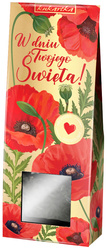 Kukartka herbata 50g SG-408 W dniu Twojego świętq (kwiaty)