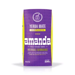 Yerba Mate Amanda Hierrbas Serranas 500g