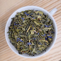 Herbata zielona - Sencha Earl Grey Blue