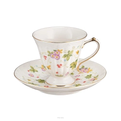 Villa Italia Filiżanka porcelanowa do herbaty WALENCJA Ivory 180ml