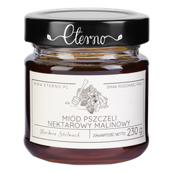 Eterno - miód malinowy 230g