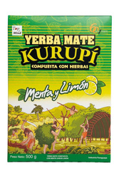 Yerba Mate Kurupi Menta y limon 500g