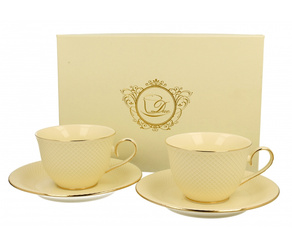 Komplet 2 filiżanek ECRU Vesper 290ml Duo