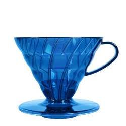 Hario plastikowy Drip V60-02 Ocean Blue - Niebieski