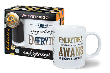 Kukartka kubek Q-691 Emerytka 300ml