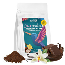 Tommy Cafe kawa bezkofeinowa Czekolada-Wanilia 250g mielona naturalny aromat
