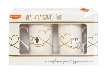Kukartka komplet 2 kubków Q-1040 Ślub