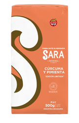 Yerba Mate Sara Ivory Curcuma Y Pimienta 500g