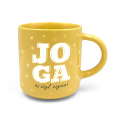 Kukartka kubek PastElle JOGA TO STYL ŻYCIA