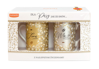 Kukartka komplet 2 kubków Q-1039 Ślub
