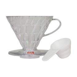 Hario plastikowy Drip V60-02 Clear