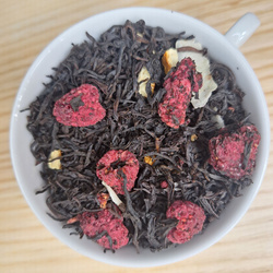 Herbata czarna - Malinowa Panna Cotta