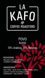 La Kafo Povo Blend 70% Arabica, 30% Robusta 250g