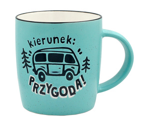 Kukartka kubek UP Kierunek przygoda 350ml