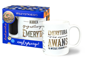 Kukartka kubek Q-690 Emeryt 300ml