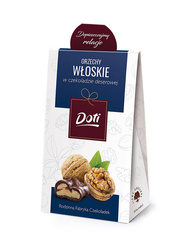Orzechy włoskie w czekoladzie deserowej - saszetka 100g Doti